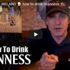 GUINNESS IRELAND how to drink Guinness. Drinking Guinness may help get you to heaven. Beer Joke